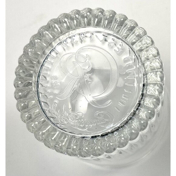 1x CROWN ROYAL 3.5" Clear Branded Lowball Rocks Etched Whisky GLASS Barware EUC - Picture 4 of 4